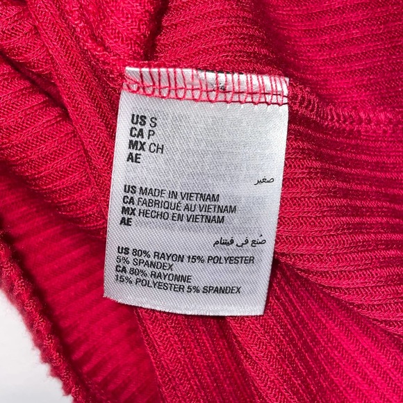 Charter Club Ribbed Henley Pajama Top red Small - Picture 7 of 7